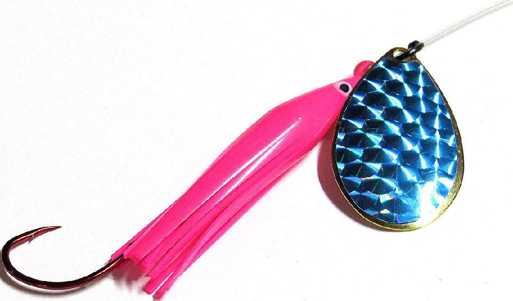WICKED KING KILLERS PINK/BLUE #6 BLADE-6ft LEADER W/2/0 RED GAMA HOOK